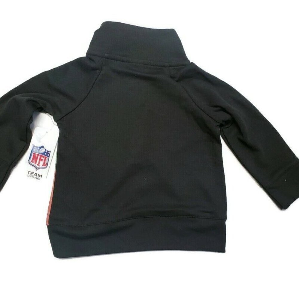 Pittsburgh Steelers Infant Boys Football On Field Long Sleeve 1/4 Zip Shirt 12M - Picture 2 of 4